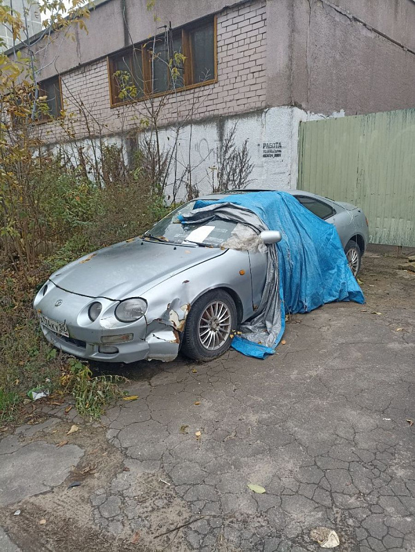 Сообщение об эвакуации транспортных средств с признаками брошенных (бесхозяйных)